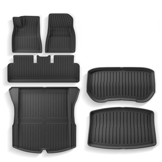 Tesla Model 3 Highland All-Weather Floor Mat Combo (6 PCs)