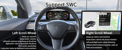CarPlay Screen for Tesla Model Y (2020-2023+) & Model 3 (2018-2023+)