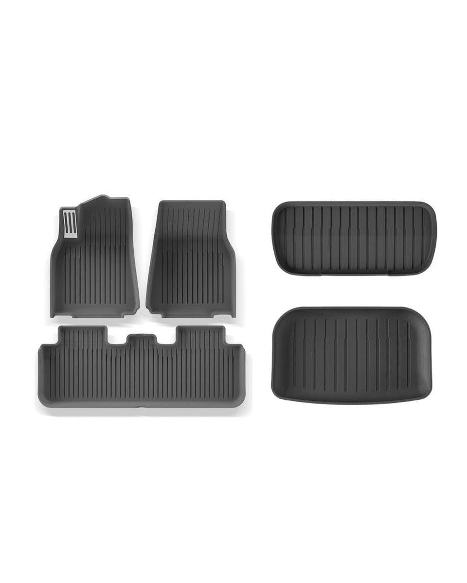T-MOD Floor Mats / Trunk Mats For Tesla Juniper Model Y Standard / RWD 2025-2026 All Weather Protection