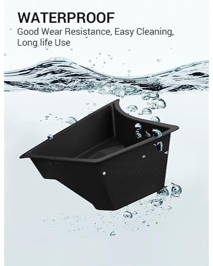 Organiseur de coffre pour Tesla Model 3 Highland 2024, bacs de rangement étanches pour coffre arrière, boîte latérale avec rebord en moquette, accessoires intérieurs, 2 pièces en TPE