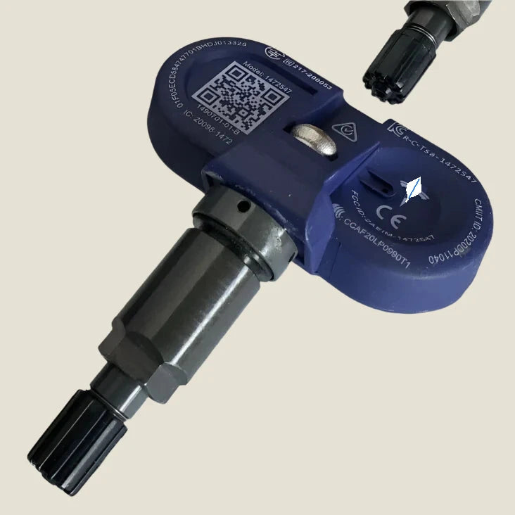 OEM Tesla TPMS Sensor - Bluetooth and RF 433MHz Sensors with T-MOD Leaf Logo
