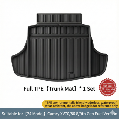 4-Piece All-Weather TPE Floor Mats & Trunk Mat Set for Toyota Camry 3 | T-MOD Canada