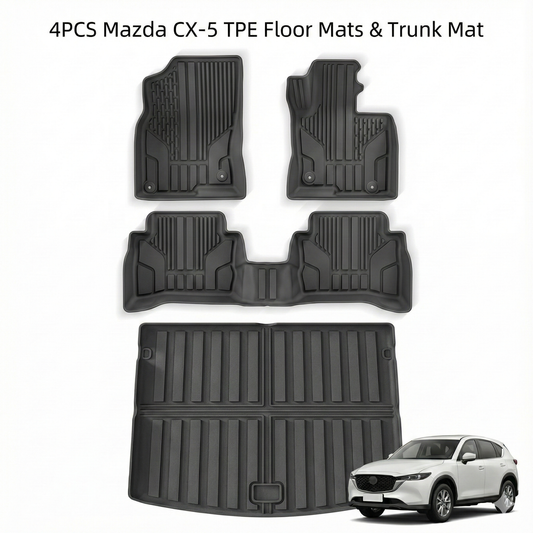 All-Weather TPE Floor Mats & Cargo Liners for Mazda CX-5 (2017–2025) | T-MOD Canada