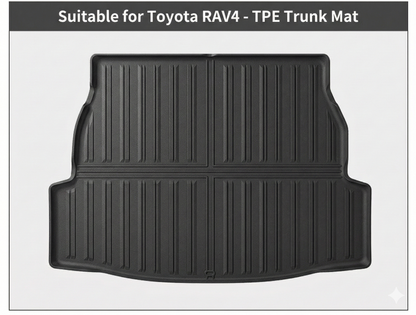 2019-2025 4-Piece All-Weather TPE Floor Mats & Trunk Mat Combo Set for Toyota RAV4 – Waterproof, Non-Slip & Odorless 4 | T-MOD Canada