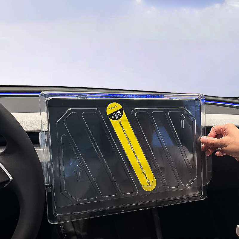 Tempered Glass Screen Protector for Tesla Model Y/3: Superior Clarity and Scratch Resistance with Simple Installation Kit