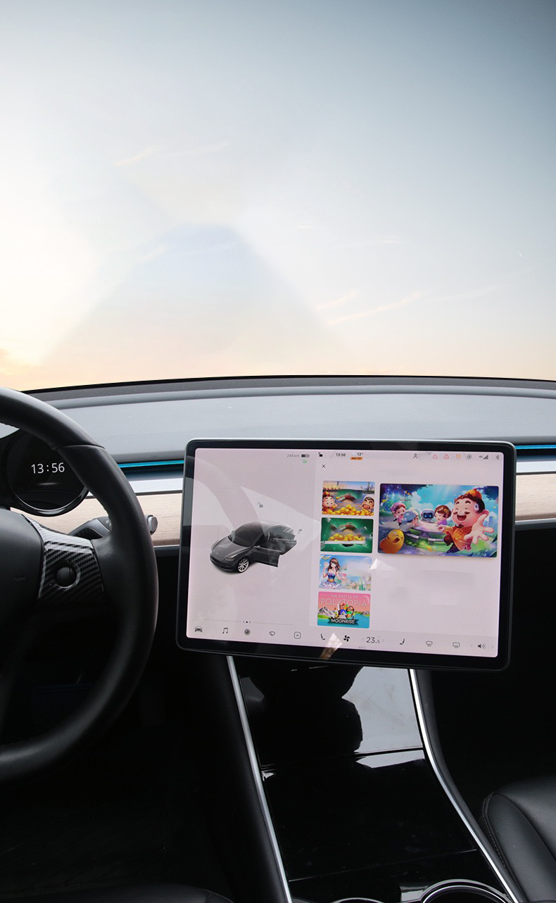 Flexible Adjustable Screen Swivel Mount for Tesla Model Y/3: Optimized Viewing Angle with Easy Installation Accessory