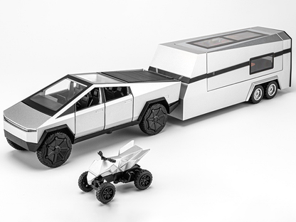 1:32 Cybertruck, Cyberquad, and RV Model Set