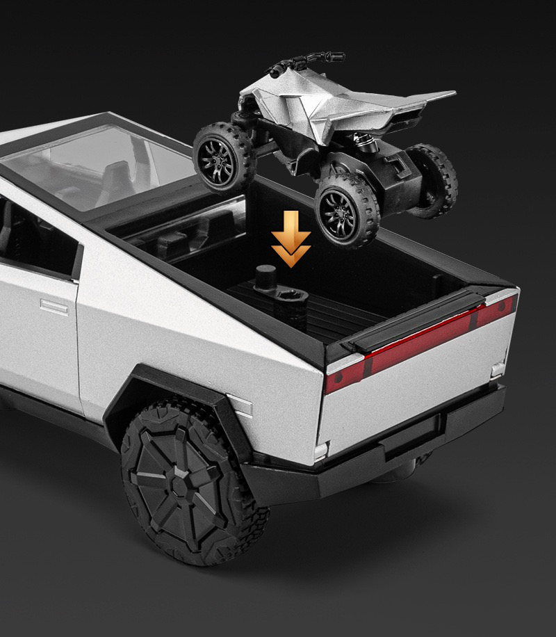 1:32 Cybertruck, Cyberquad, and RV Model Set