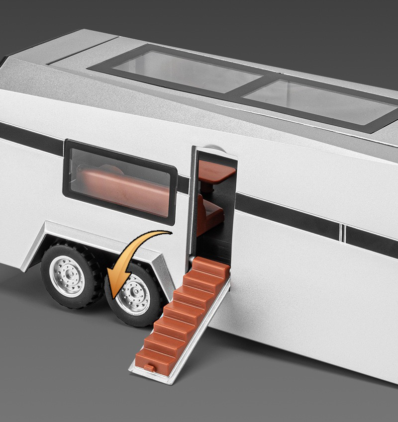 1:32 Cybertruck, Cyberquad, and RV Model Set