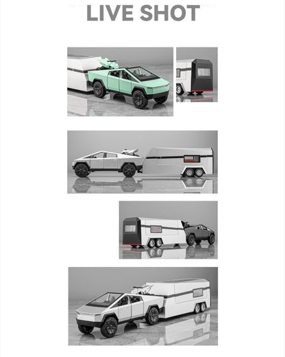 1:32 Cybertruck, Cyberquad, and RV Model Set