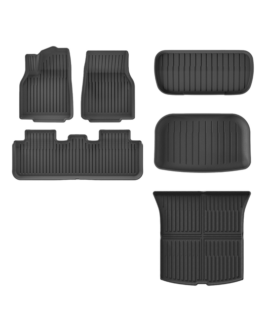 Floor mats & Cargo mats combo (6pcs) for Juniper Model Y (2026)