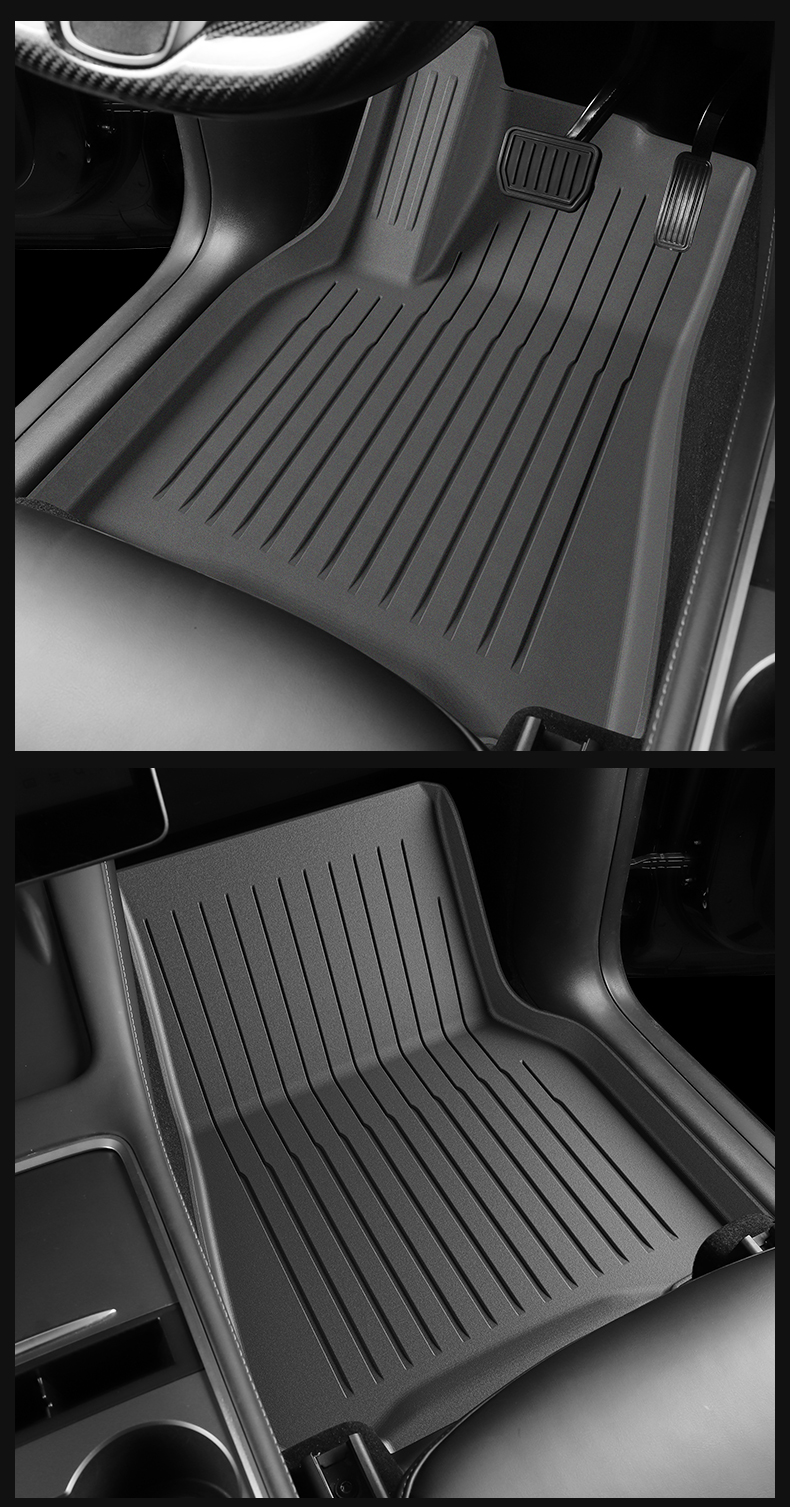 All-Weather Floor Mats Combo Deal For Tesla 2021-2025 Model Y (6 pcs) 8 | T-MOD Canada