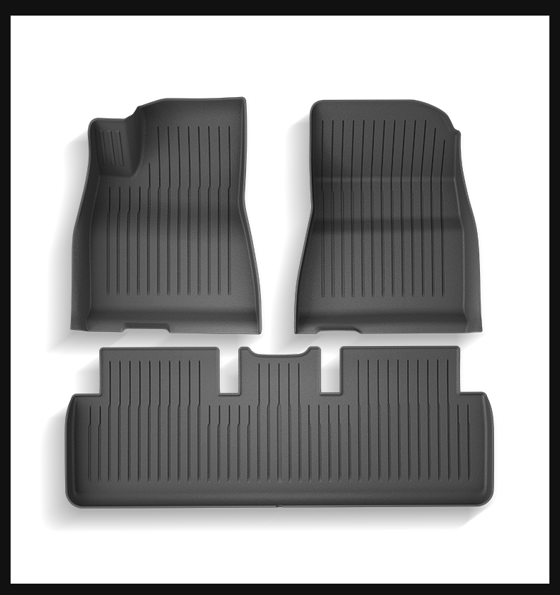 Tesla Highland  Model 3 All-Weather Floor Mats Linear