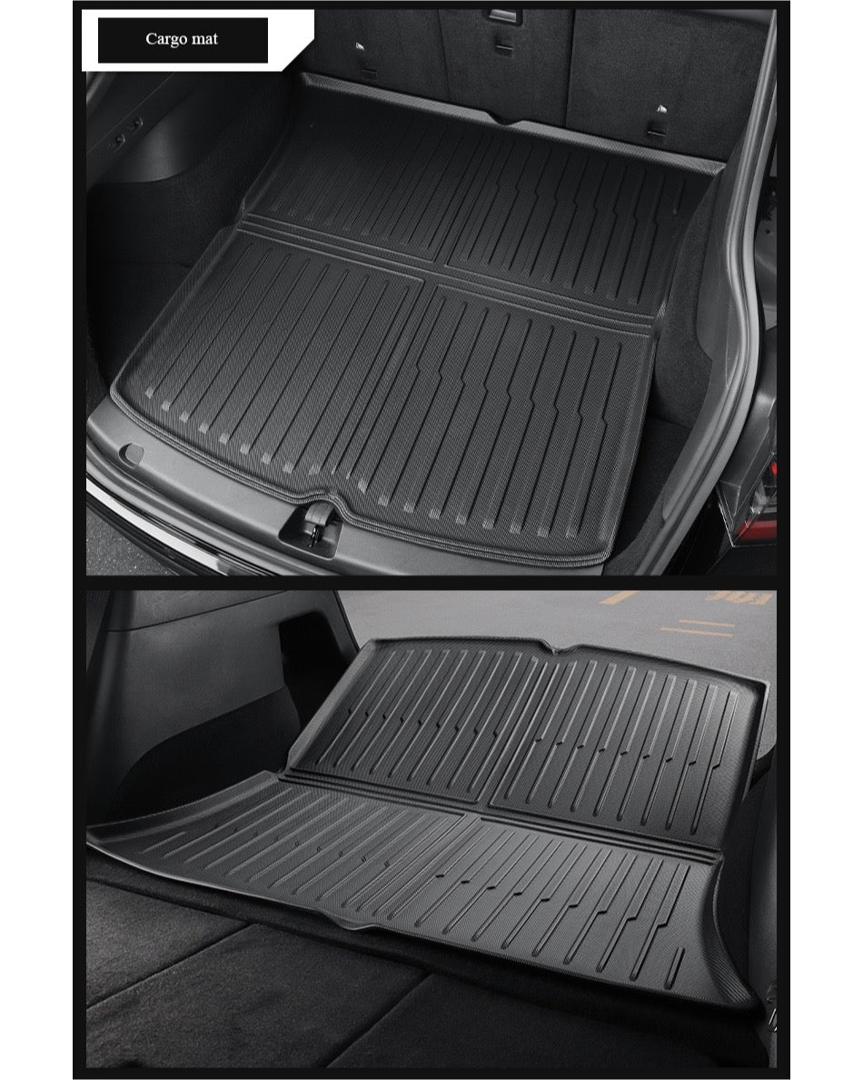 All Weather Frunk & Trunk & Cargo Mat Sets (3 PCs) For Model Y (2021-2025)