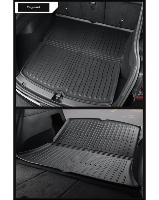 All Weather Frunk & Trunk & Cargo Mat Sets (3 PCs) For Model Y (2021-2025)