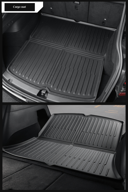 Cargo Mat for Tesla Model Y 5-Seater (2021-2025) : All-Weather TPE Cargo Mat