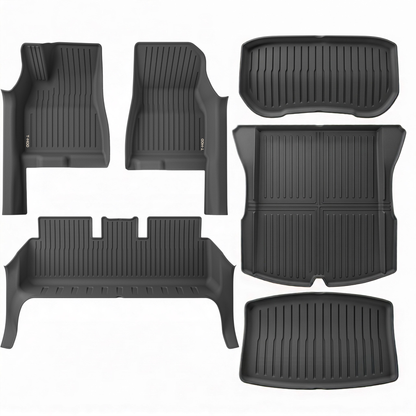 T-MOD All-Cover Floor Mats / Trunk Mats For Tesla Highland Model 3 (2024-2026) All Weather Protection