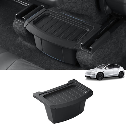 Rear Center Floor Storage Box with Lid for Tesla Model Y Juniper 2026+