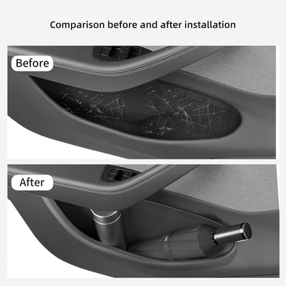 Door Side Pocket Full-cover Storage Trays – 4PCS Full Set for Front & Rear Doors for Tesla Model Y Juniper 2025-2026+