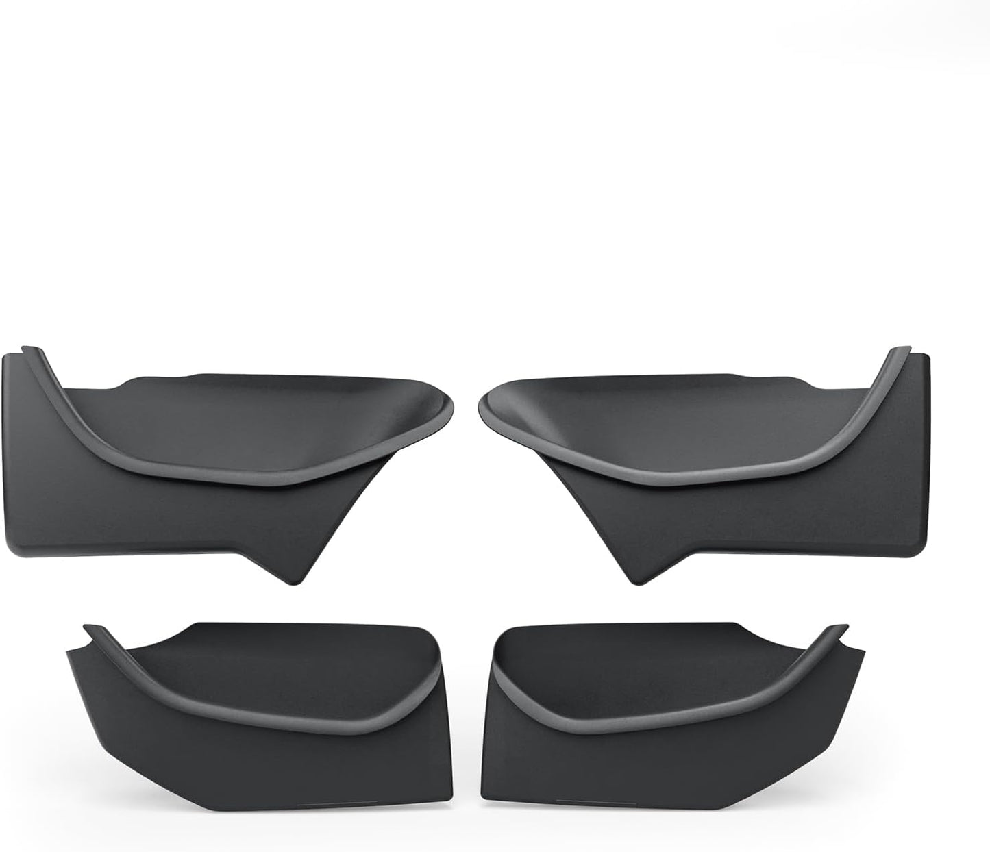 Door Side Pocket Full-cover Storage Trays – 4PCS Full Set for Front & Rear Doors for Tesla Model Y Juniper 2025-2026+