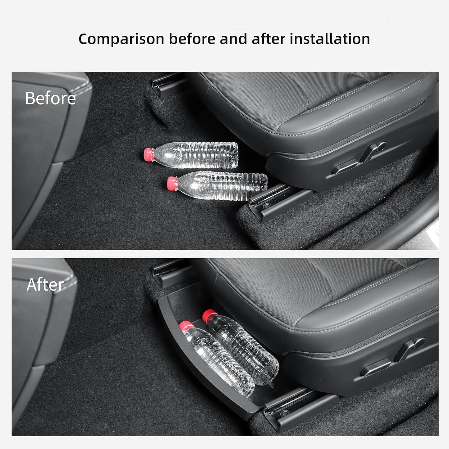Under-Seat Storage Organizers for Juniper Tesla Model Y 2025–2026