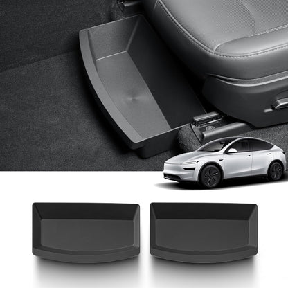 Under-Seat Storage Organizers for Juniper Tesla Model Y 2025–2026