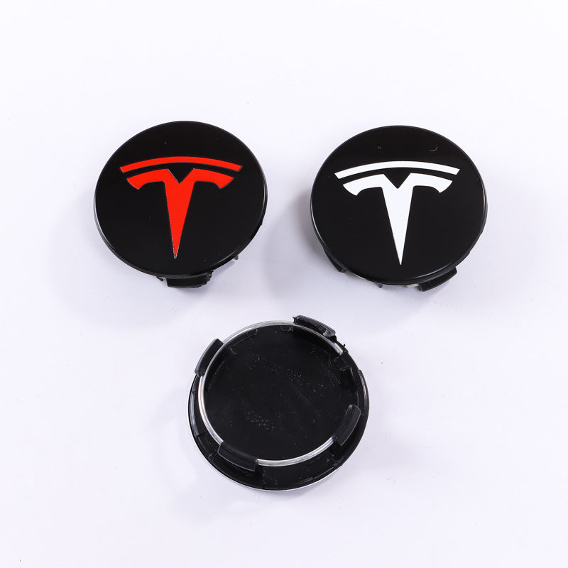 Stylish Wheel Hub Center Caps for Tesla Model Y/3 (4 pcs)