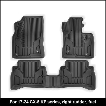 All-Weather TPE Floor Mats & Cargo Liners for Mazda CX-5 (2017–2025) 2 | T-MOD Canada