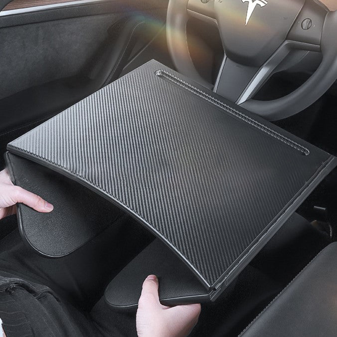 Multipurpose Car Tray Table for Tesla Model Y/3: Convenient Dining and Work Surface Accessory