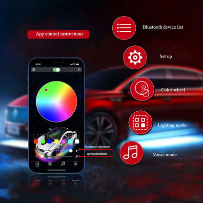 Ambient Lighting Kit for Tesla Model 3/Y (2021-2024)
