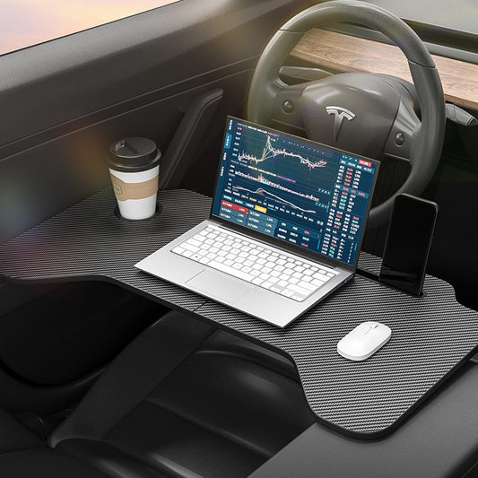 Tesla Model 3 Model Y Food Tray Desk for Laptop Foldable Car Tray Table