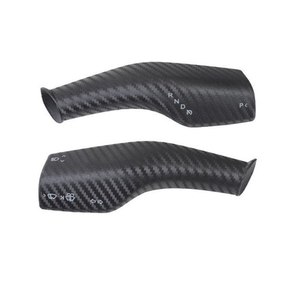Carbon Fiber Stalk Cover for Tesla Model Y/3 Gear Shift (2 PCs)