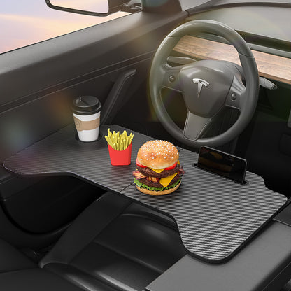 Tesla Model 3 Model Y Food Tray Desk for Laptop Foldable Car Tray Table