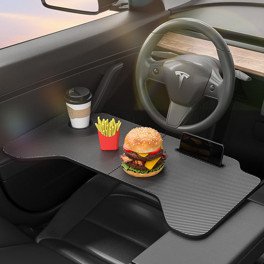 Tesla Model 3 Model Y Food Tray Desk for Laptop Foldable Car Tray Table