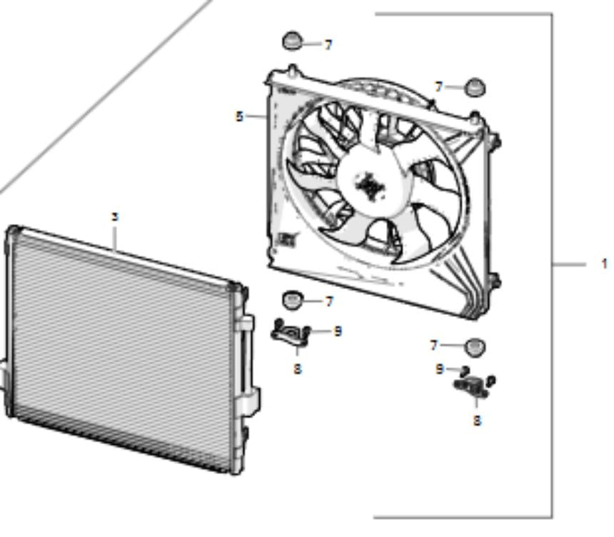 Gas Cool Condenser Fan Module Assembly – Tesla Model S (2012-2024)