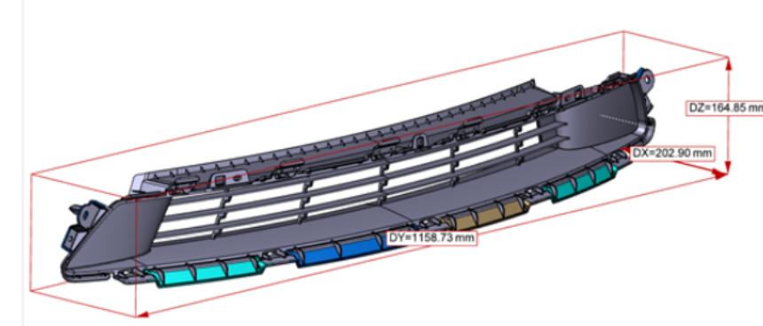 Grille Assembly Fascia Front – Tesla Model X (2016-2024)