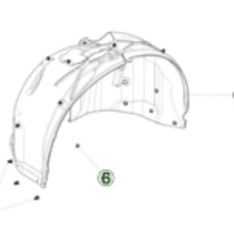 Wheelhouse Liner Front Left Hand – Tesla Model X (2016-2024)