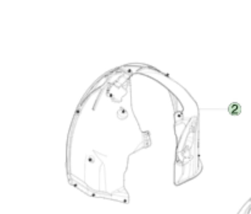 Wheelhouse Liner Front Right Hand – Tesla Model X (2016-2024)
