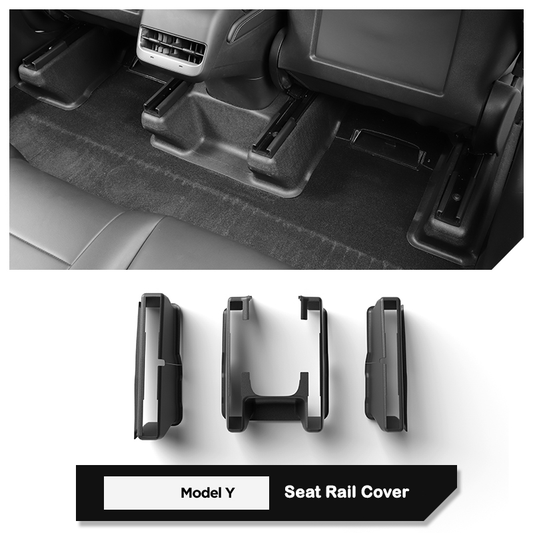 Tesla Model Y Seat Slide Rail Protector (2020-2025, 7 Pcs)