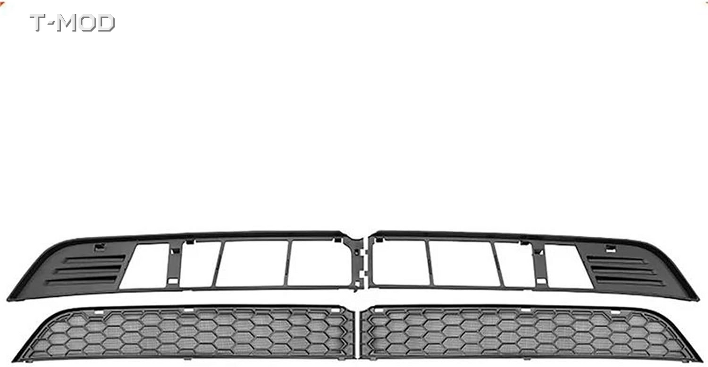 Two-piece honeycomb lower-grille insect net for Tesla Model Y Juniper, product view