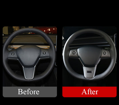 Steering Wheel Cover Trims for Tesla Model 3/ Model Y