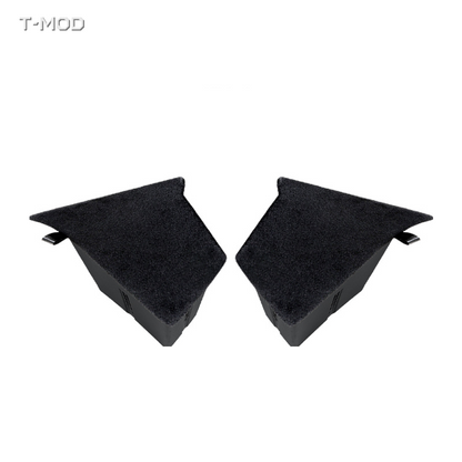 Felt-cover rear trunk storage bins for Tesla Model 3 Highland
