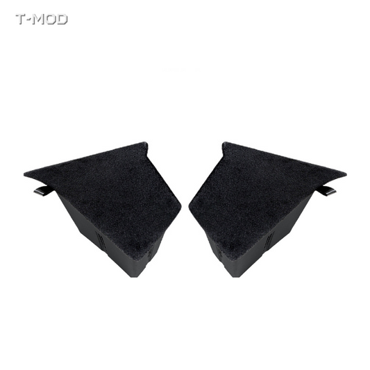 Felt-cover rear trunk storage bins for Tesla Model 3 Highland