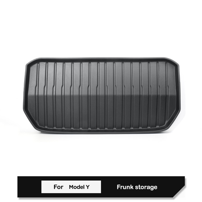Frunk Mat for Tesla Model Y 5-Seater: All-Weather TPE Frunk Storage Mat