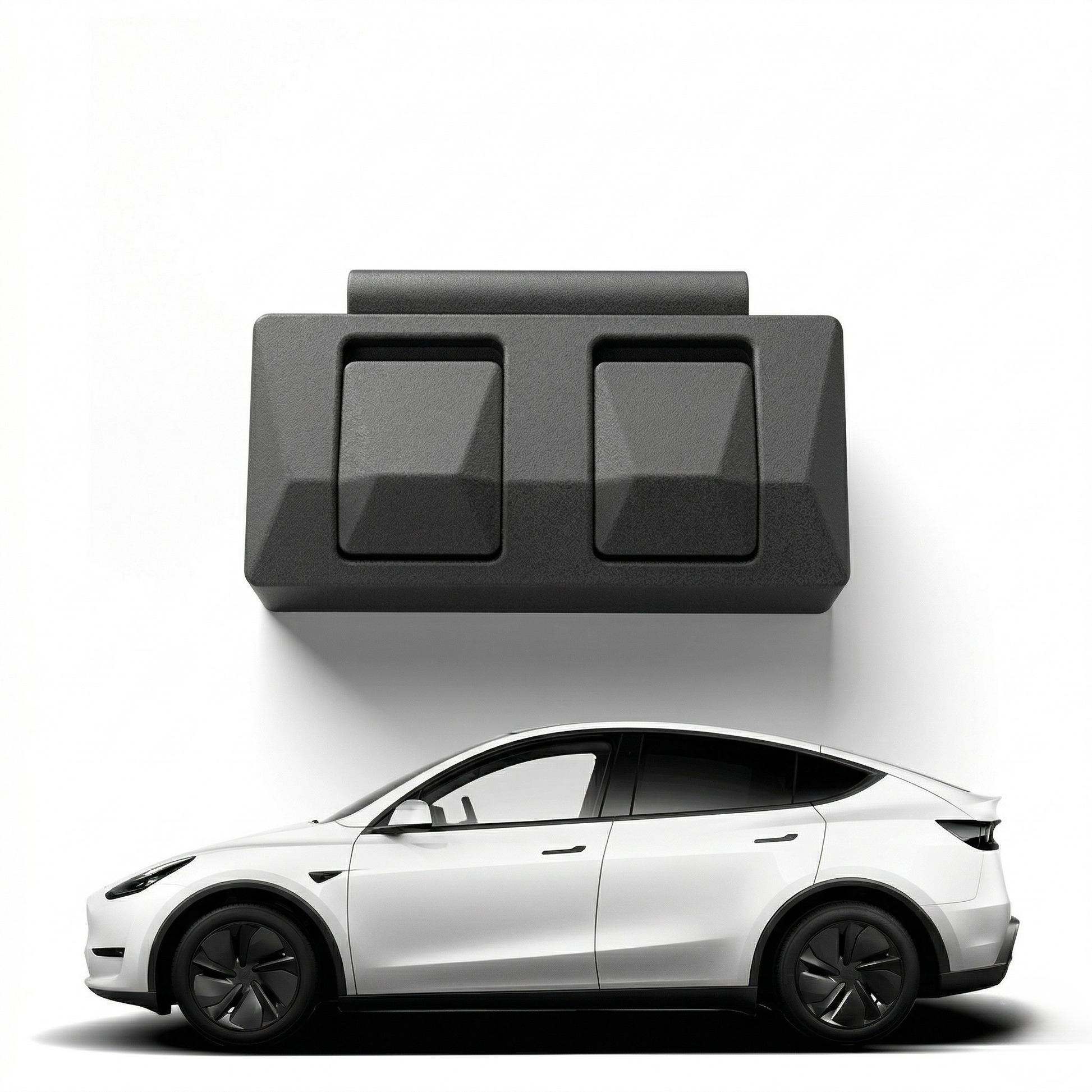 Hidden Folding Glove Box Hook | Co-Pilot Storage for Tesla Model 3 & Model Y | T-MOD Canada