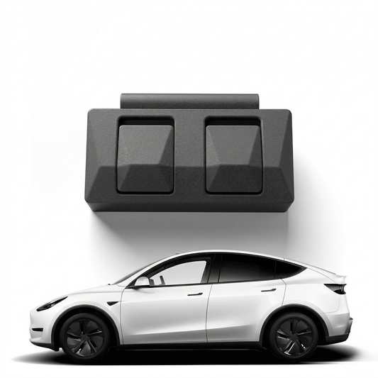 Hidden Folding Glove Box Hook | Co-Pilot Storage for Tesla Model 3 & Model Y | T-MOD Canada