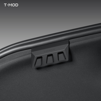 Installed rear trunk cargo grocery bag hook for Tesla Model Y Juniper