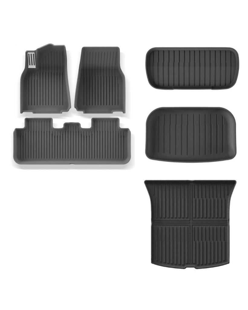 T-MOD Floor Mats / Trunk Mats For Tesla Juniper Model Y AWD / Long Range / Performance 2025-2026 All Weather Protection