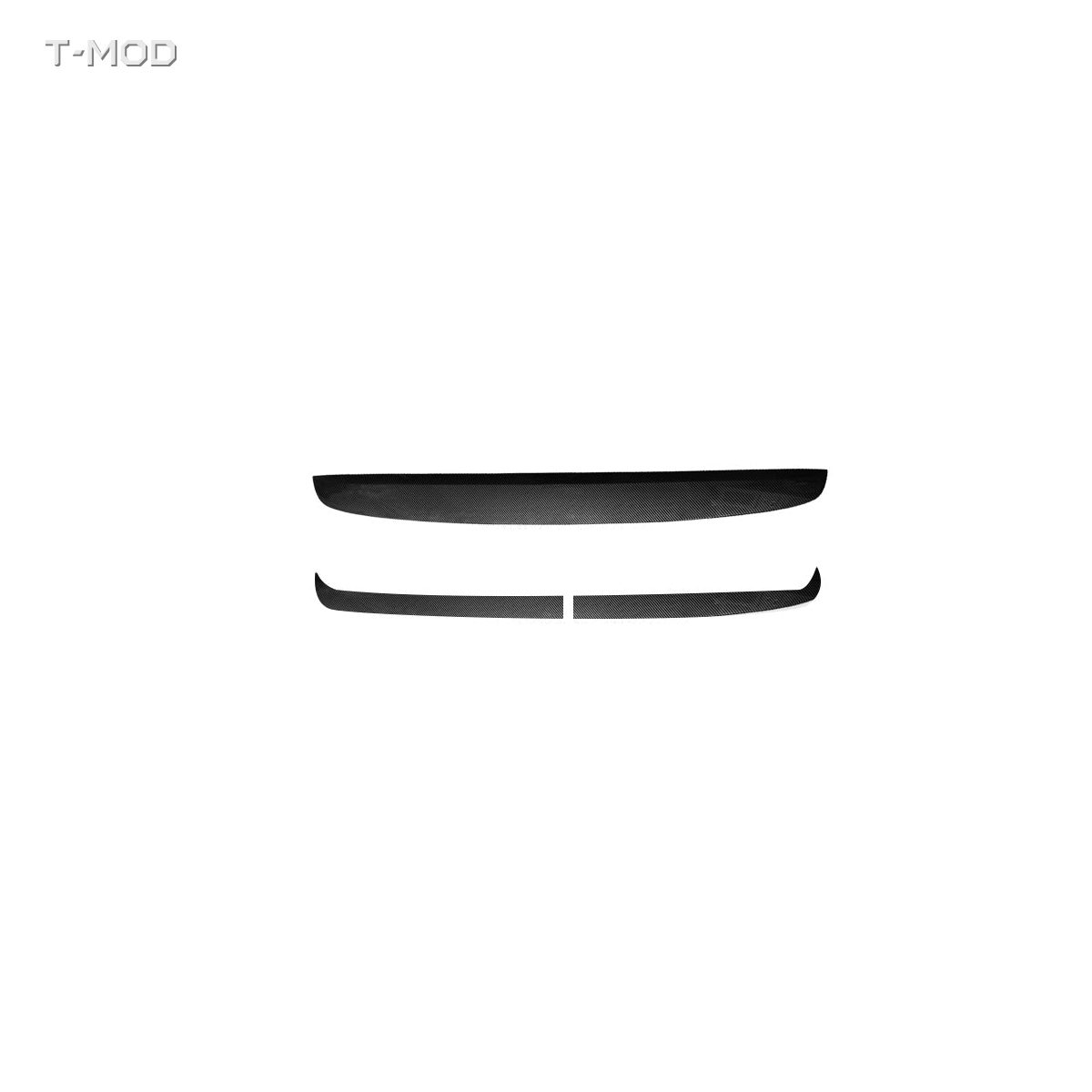 Gloss Carbon dashboard trim cover for Tesla Model 3 (Highland · 2024+)