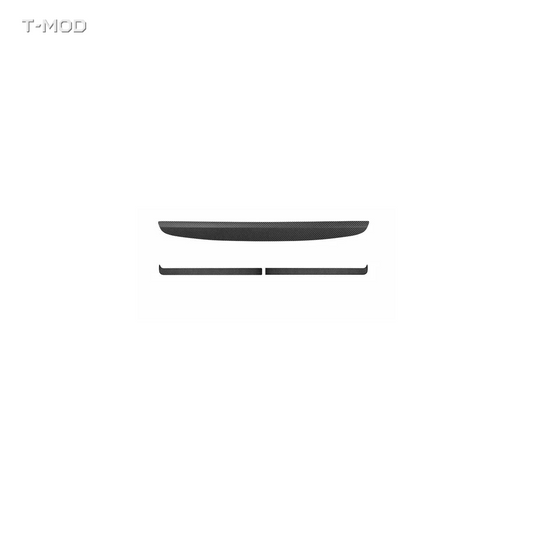 Matte Carbon dashboard trim cover for Tesla Model 3 (Highland · 2024+)